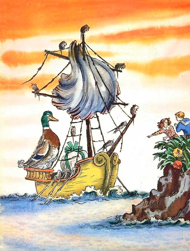 Книгаго: Плывет, плывет кораблик. Иллюстрация № 3