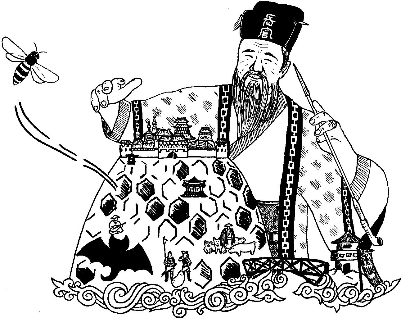 Книгаго: Шаньго чжуань. Тетрадь в белом бархате. Иллюстрация № 4