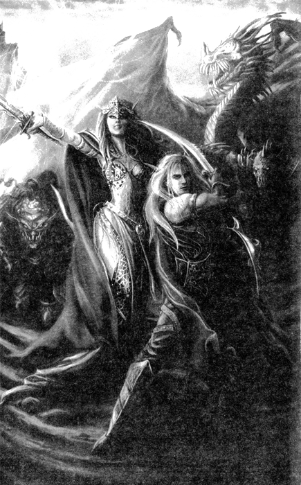 Книгаго: Гнев дракона. Эльфийка-воительница. Иллюстрация № 1