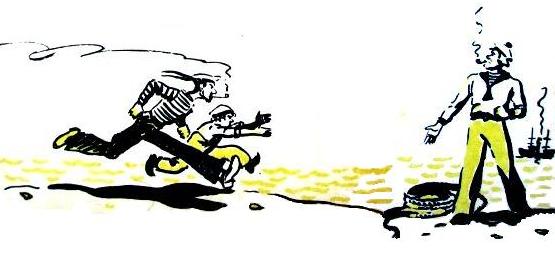 Книгаго: Гак и Буртик в стране бездельников  (Иллюстрации Ю. Смольникова). Иллюстрация № 8
