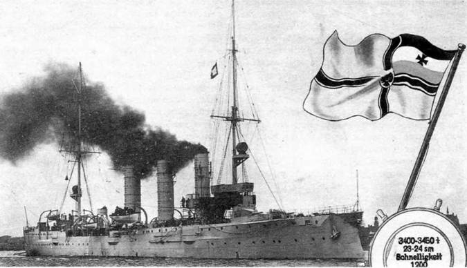 Книгаго: Легкие крейсера германии (1914 – 1918 гг.) Часть 2. Иллюстрация № 2