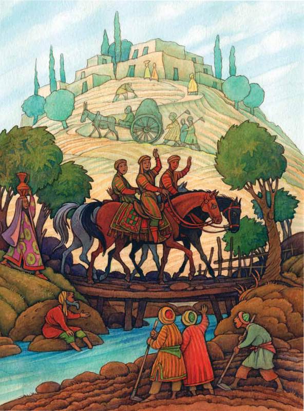 Книгаго: Волшебный коврик (Узбекские народные сказки). Иллюстрация № 6