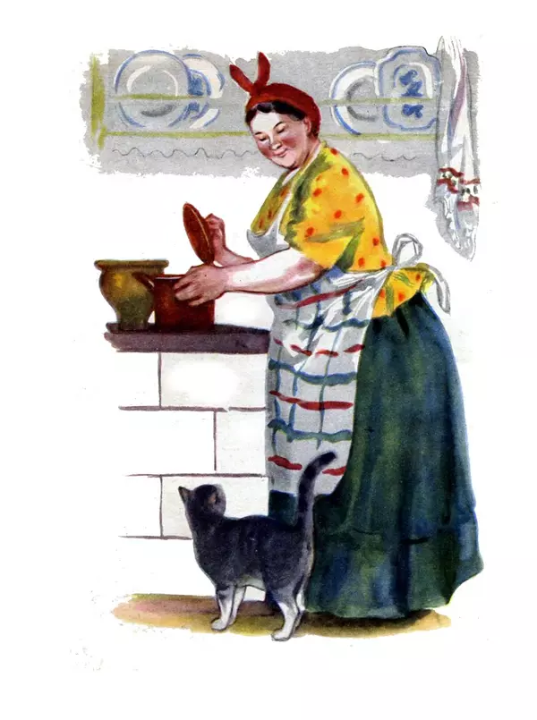 Книгаго: Притча о молочке, овсяной кашке и сером котишке Мурке. Иллюстрация № 2